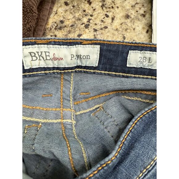 BKE (THE BUCKLE) PAYTON BOOT CUT WOMENS JEANS Mid rise sz26L 33 1/2 Length - Picture 7 of 8